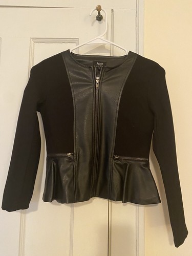 Girl black dress jacket - dress,